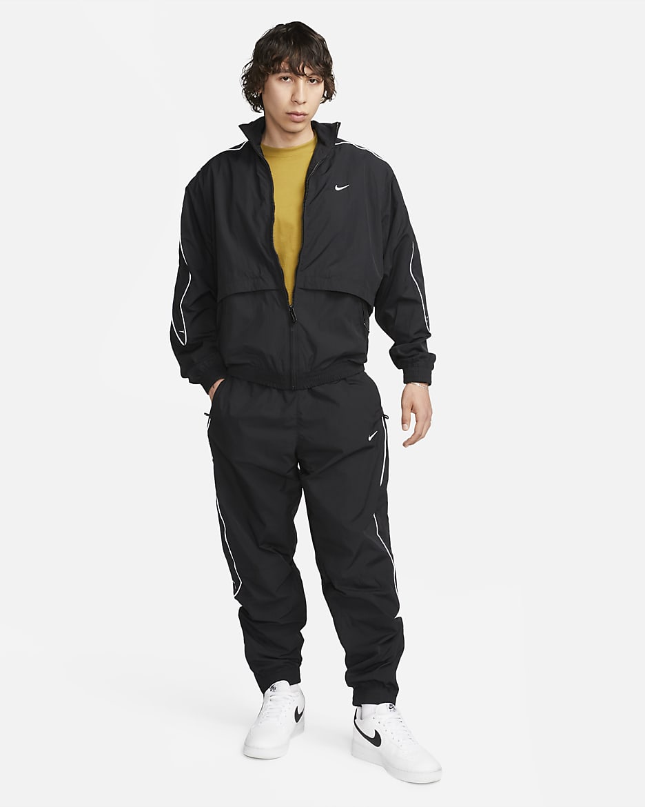 Nike Black Solo Swoosh Track Pants